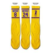 Lakers and Kobe Bryant Themed Socks