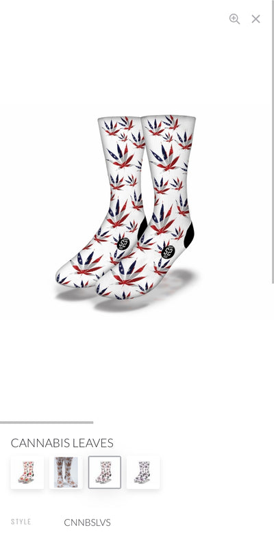 Cannabis Themed Socks