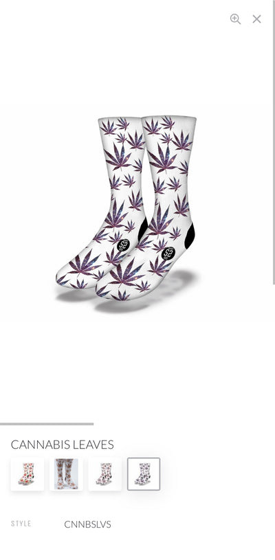 Cannabis Themed Socks